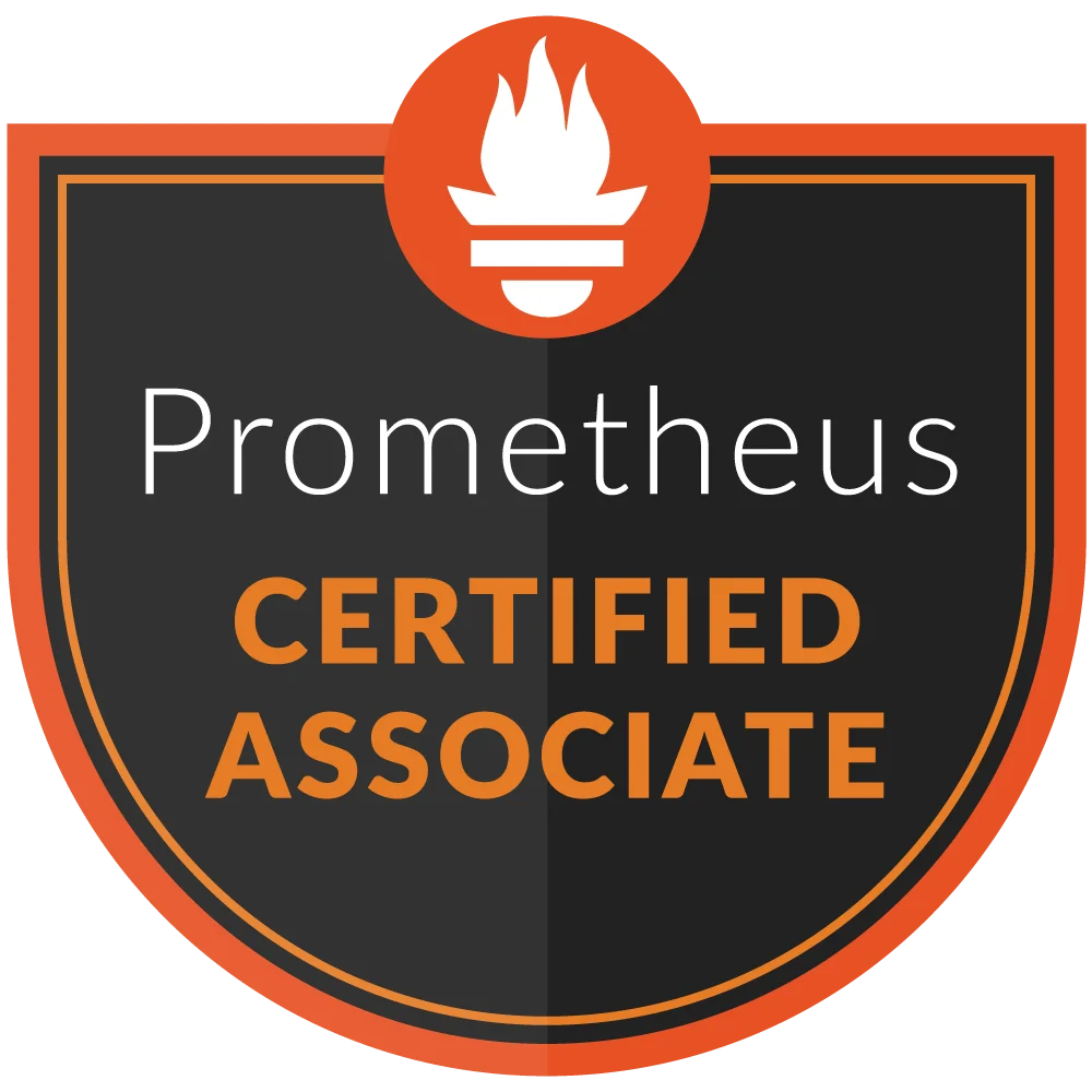 Prometheus Certified Associate badge
