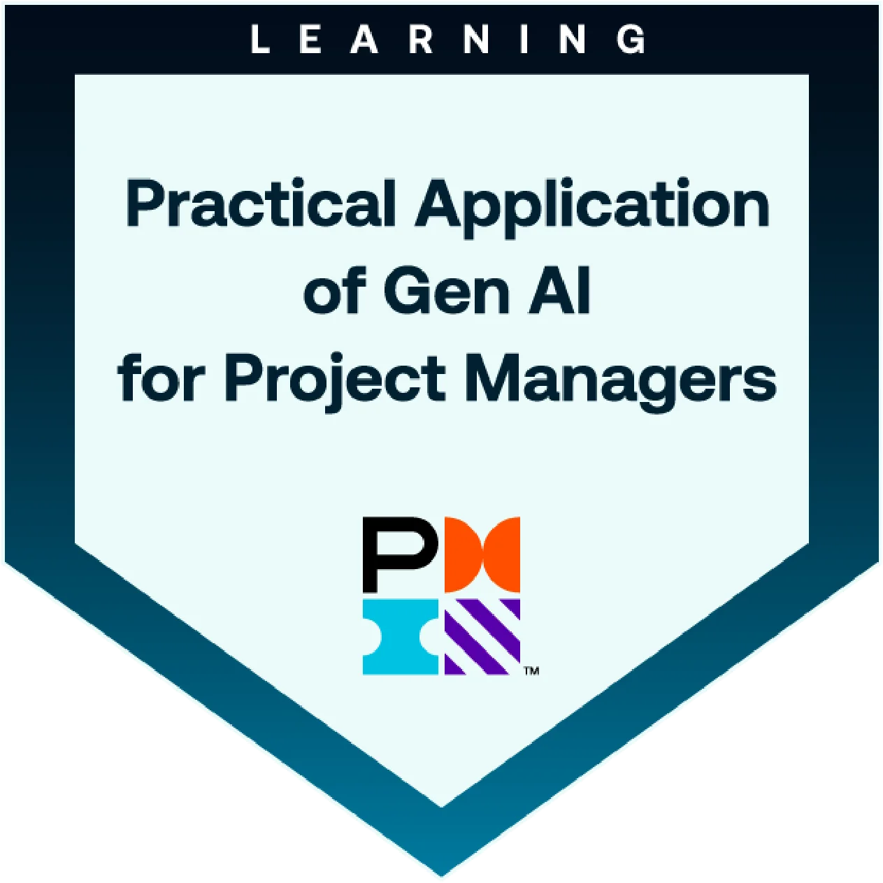 Practical Application of Generative AI for Project Managers badge
